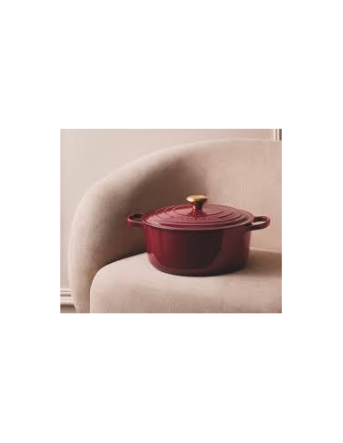 COCOTTE LE CREUSET RONDE 24 CM GARNET