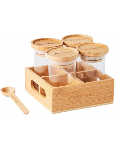 BOITE MASTRAD BOCAUX A EPICES 4 PCS