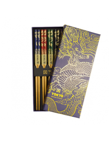 COUVERTS TOKYO DESIGN SET DE 5 PAIRES...