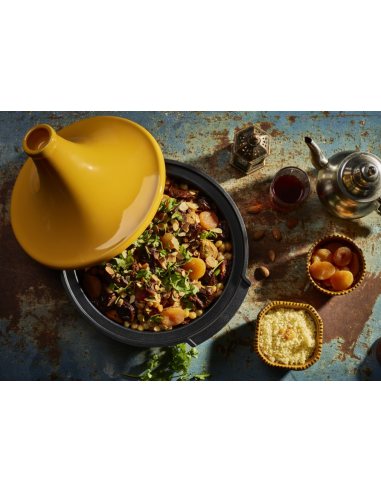 TAJINE PEUGEOT JAUNE SAFRAN 33CM