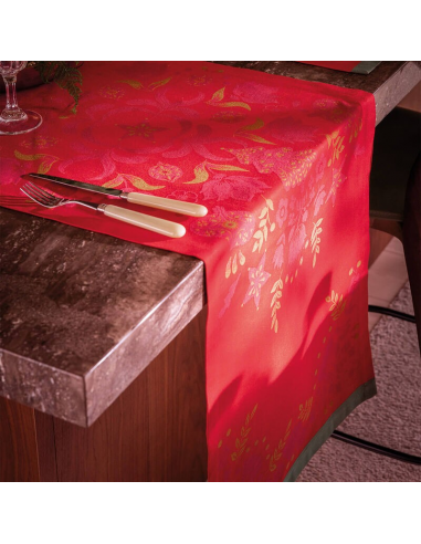 NAPPE JACQUARD FEERIE SUCRE D ORGE...