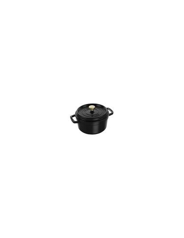 COCOTTE STAUB RONDE 20CM NOIRE