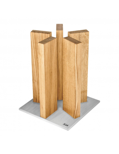 COUTEAU KAI BLOC MAGNETIQUE  CHENE...