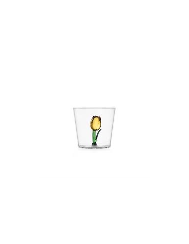 VERRE ICHENDORF BOTANICA YELLOW TULIP
