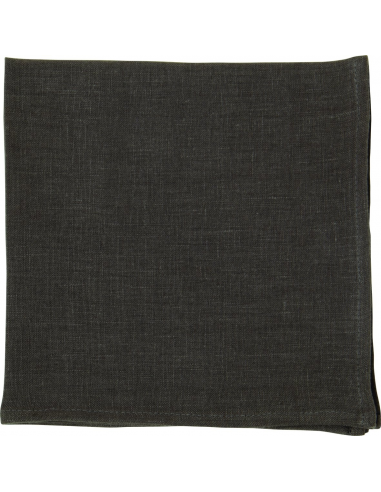 SERVIETTE IHR LIN 40 X 40 ANTHRACITE