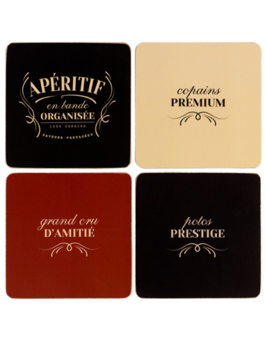 ACCESSOIRE VIN DLP SET DE 4 DESSOUS...