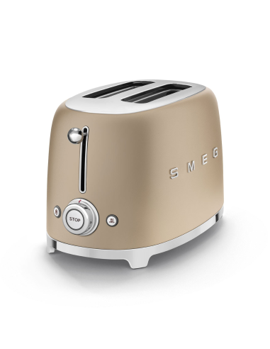 GRILLE PAIN SMEG CHAMPAGNE MAT 2TR