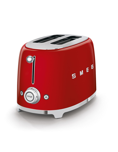 GRILLE PAIN SMEG ROUGE 2TR