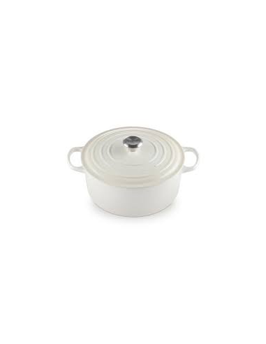 COCOTTE LE CREUSET RONDE 28 CM MERINGUE