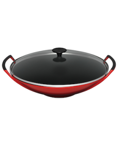 WOK LE CREUSET 36 CM CERISE...