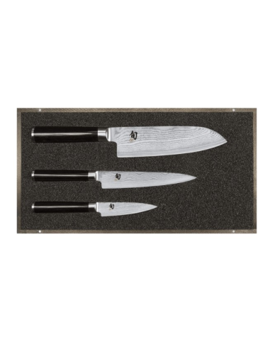 COUTEAU KAI COFFRET 3 COUTEAUX SHUN...