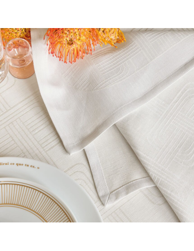 SET JACQUARD FRANCAIS LIN HOTEL...