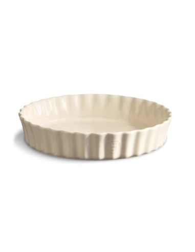PLAT EMILE HENRY TOURTIERE 28CM ARGILE